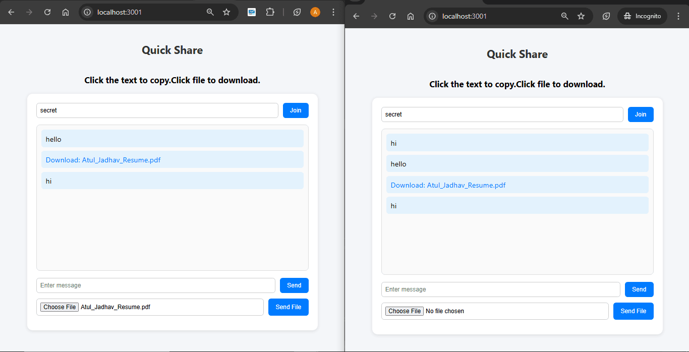 QuickShare Preview